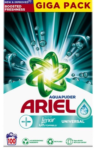 Ariel Uni Lenor prášek 100dáv/ 6,5kg - Drogerie Prací prostředky Prací prášky nad 60 dávek